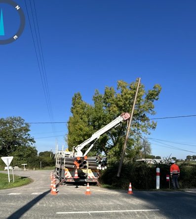 Chantier poteau télécom - conformité et contrôle